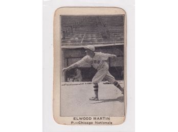 1922 E121 American Caramel Elwood Martin  Series Of 120