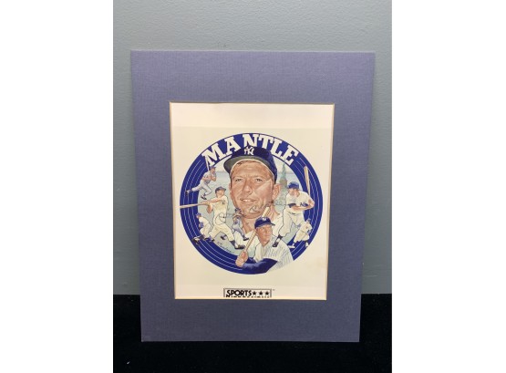 Mickey Mantle Signed Picture
