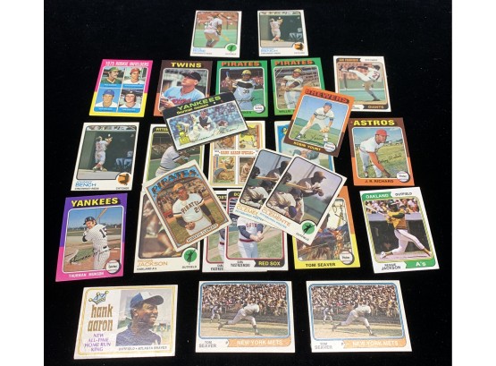 Estate Fresh 1970s Rookie And Stars Lot