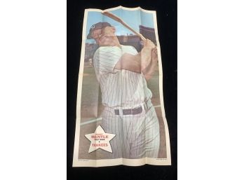 1968 Topps Posters Mickey Mantle