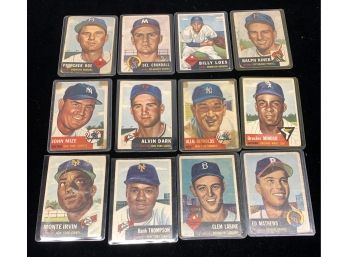 Estate Fresh 1953 Topps Baseball Stars Lot