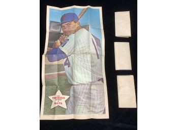 Lot Of (4) 1968 Topps Posters Ron Swoboda