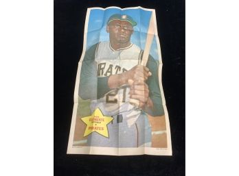 1968 Topps Posters Roberto Clemente