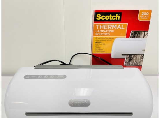 Scotch Brand Thermal Laminator With Refills