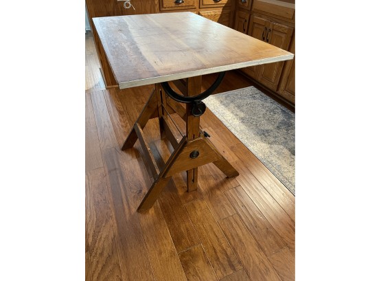 Antique Oak Hamilton Drafting Table