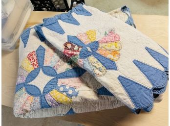 Vintage Twin Quilts Converted To King