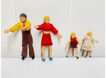 Vintage Bendable Doll Figurines