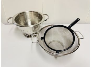 Kitchen Strainers Lot Of 3