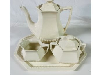 Antique Ironstone Platter/pitcher/creamer