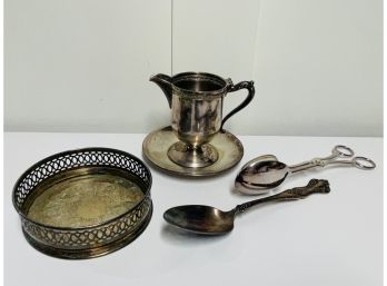 Lot Of Antique Silver-plate
