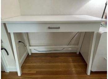 Contemporary White Desk