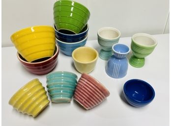 Large Lot Of Vintage And Contemporary Egg Cups