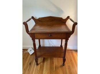 Antique Washstand With Drawer