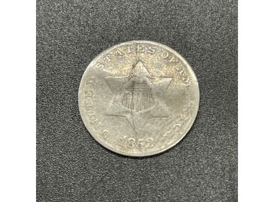 1952 Silver Three Cent