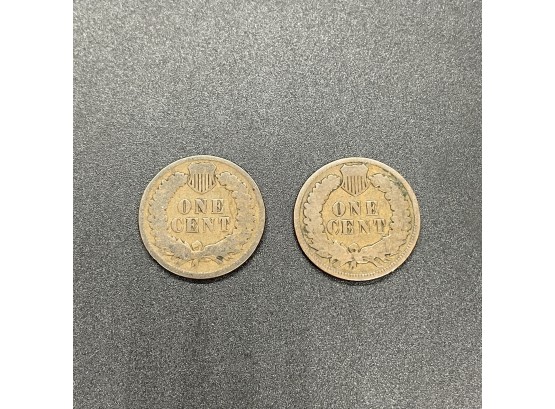 2 Indian Head Pennies