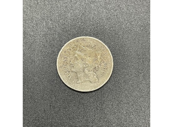 1868 Nickel Three Cent