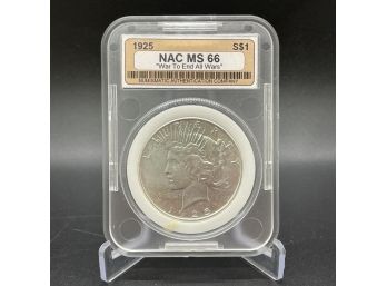 1925  Peace Silver Dollar NAC MS 66