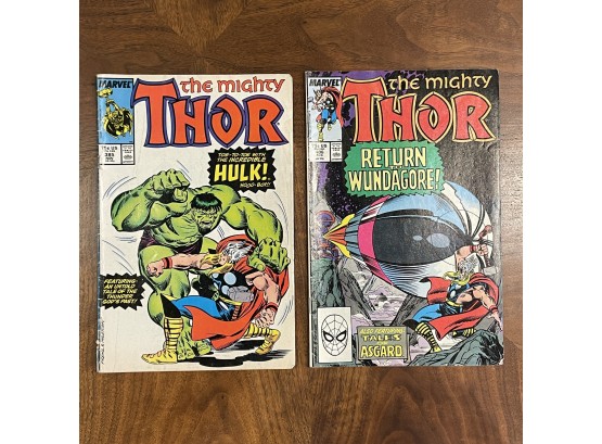 2 Thor Comic Books #385 & #406