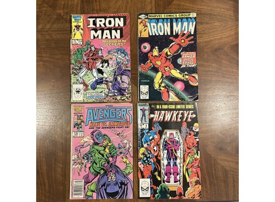 4 1980s Marvel Comic Books