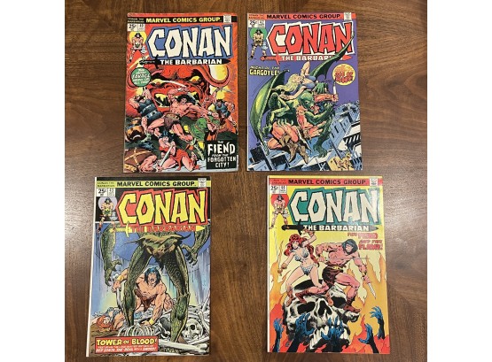 4 Conan The Barbarian Comic Books #40, 42, 43 & 44