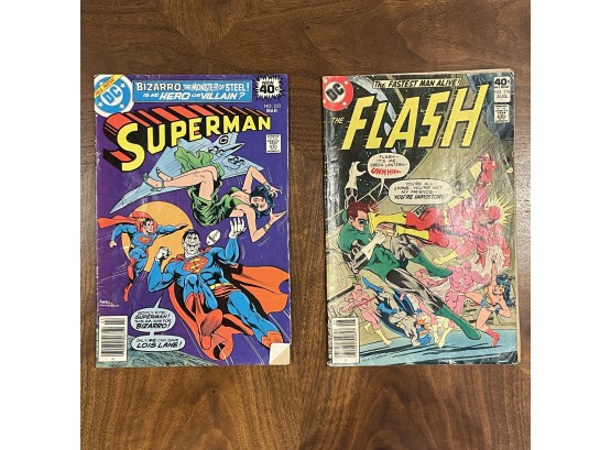 2 1979 DC Comics Superman #333 & Flash #276