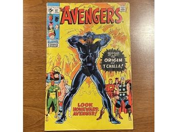 Avengers #87 Origin Of The Black Panther