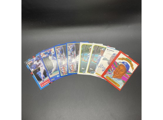 Assorted Bo Jackson Baseball Cards