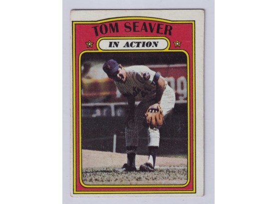 1972 Topps Tom Seaver In Action