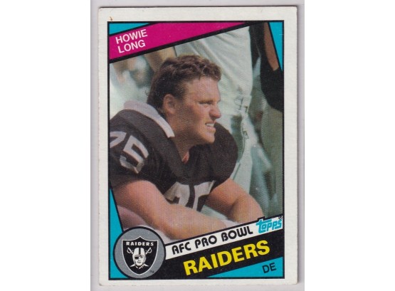 1984 Topps Howie Long Rookie Card