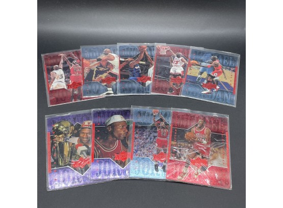 Multiple 1999 Upper Deck Michael Jordan Athlete Of The Century Cards