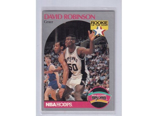 1990 NBA Hoops David Robinson Rookie Card