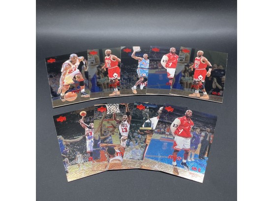 Multiple 1998 Upper Deck Michael Jordan Basketball Cards