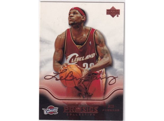 2004 Upper Deck Lebron James Diamond Pro Sigs Collection Rookie Card