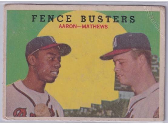 1959 Topps Fence Busters