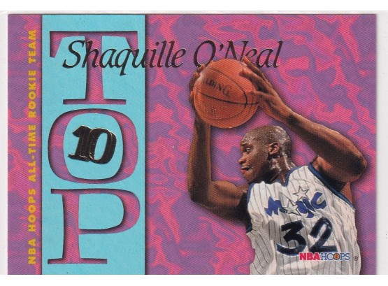 1995 NBA Hoops Top 10 Shaquille O'neal