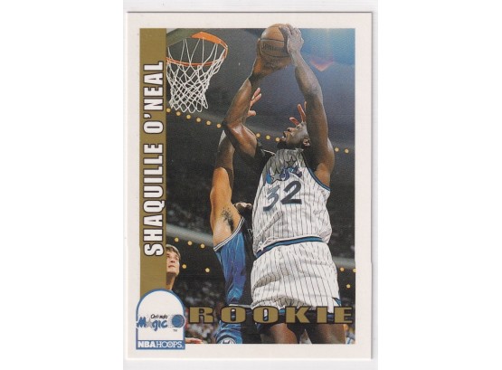 1993 NBA Hoops Shaquille O'neal Rookie Card