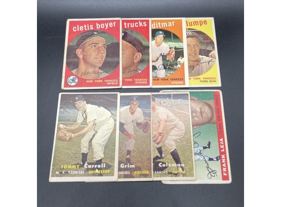 Assorted 1950s Baseball Cards