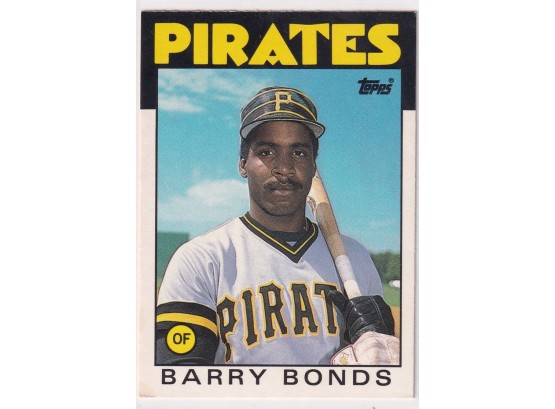 1986 Topps Traded Barry Bonds Rookie Card