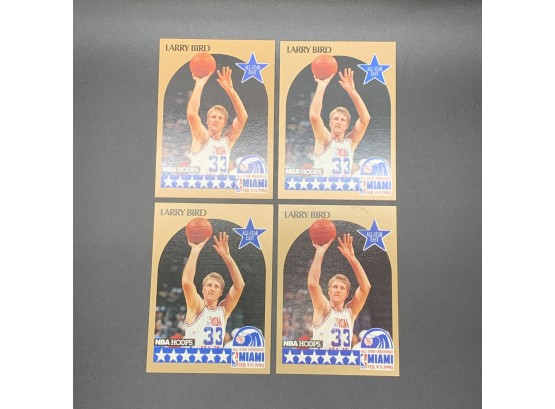 4 1990 NBA Hoops Larry Bird All Star