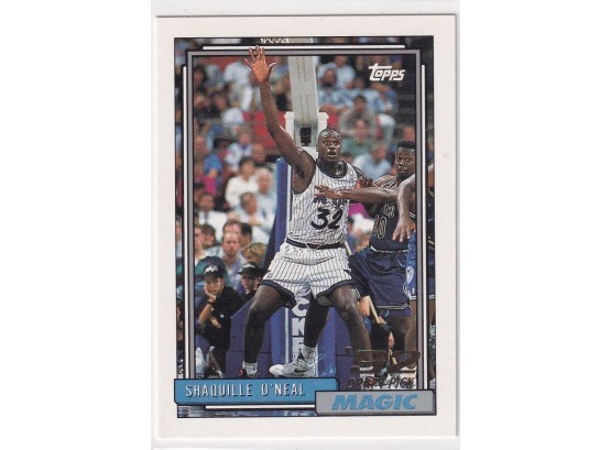 1993 Topps Shaquille O'neal Rookie Card