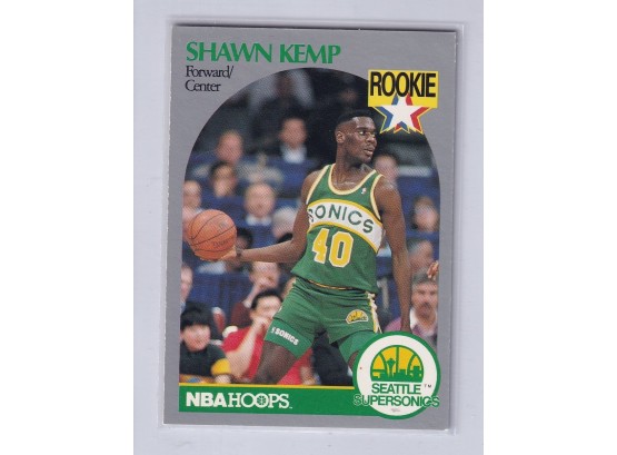 1990 NBA Hoops Shawn Kemp Rookie Card