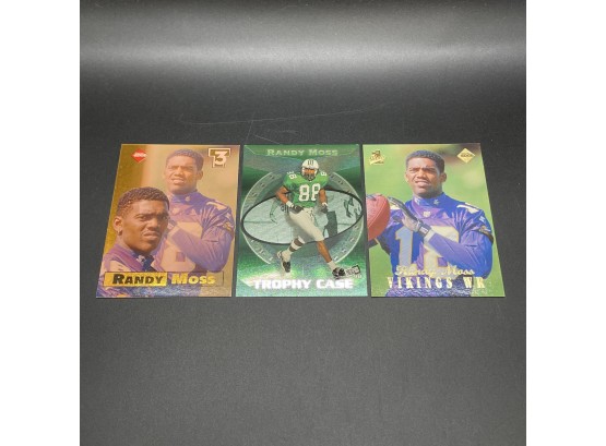 3 Randy Moss Football Cards