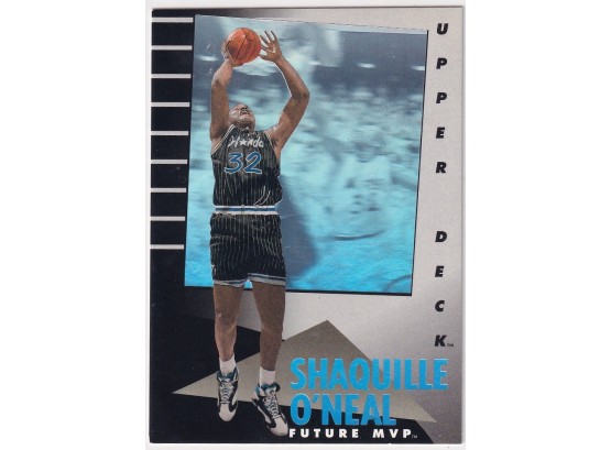 1993 Upper Deck Shaquille O'neal Future MVP Hologram Rookie Card
