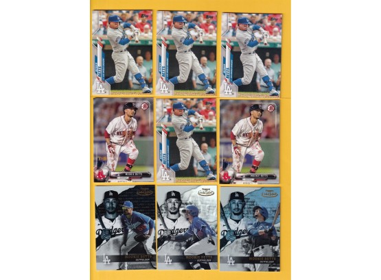 9 Mookie Betts Baseball Cards