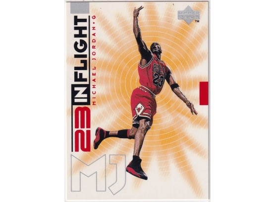 1998 Upper Deck Michael Jordan 23 In Flight