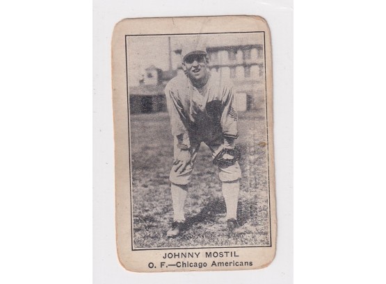 1921 E121 American Caramel Johnny Mostil