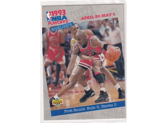 1993 Upper Deck Michael Jordan 1993 Playoffs