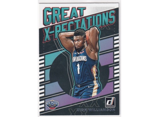 2019 Panini Donruss Zion Williams Great Expectations Rookie