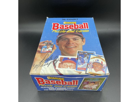 1988 Donruss Leaf Baseball Puzzle And Cards  Box