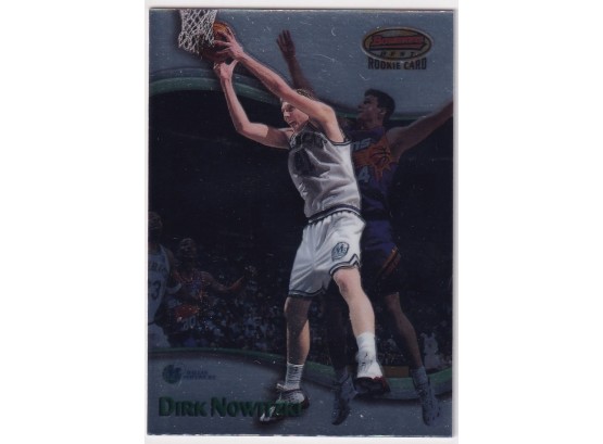 1999 Bowman's Best Dirk Nowitzki Rookie Card